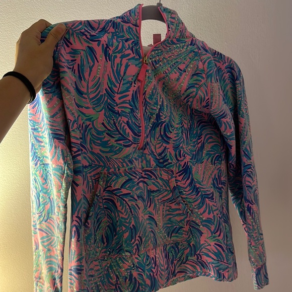 Lilly Pulitzer kids quarter half zip - Picture 1 of 3